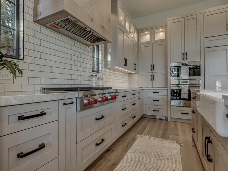 YALIG Современный минималистичный шейкер Белый матовый Высококачественные кухонные шкафы