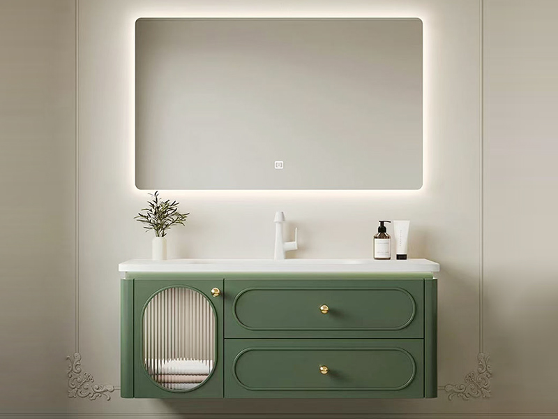 Light French Style Floating Bathroom Vanity