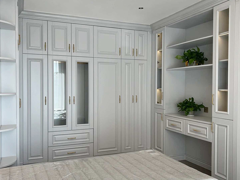 Gray American-style Wardrobes