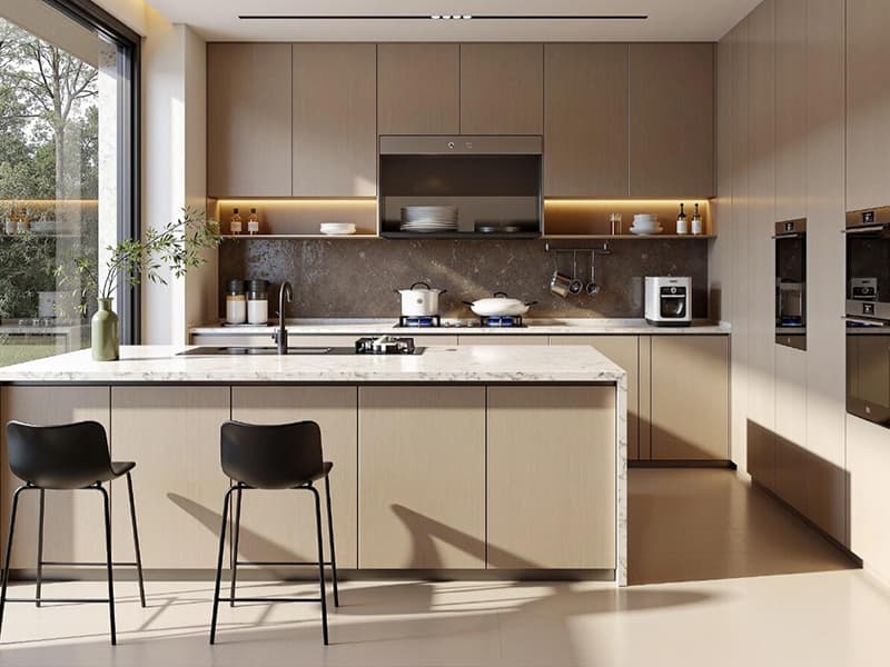 Multi-functional storage kitchen cabinet