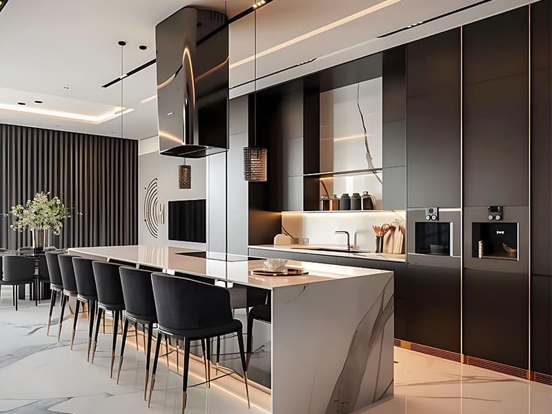 modern kitchen cabinet