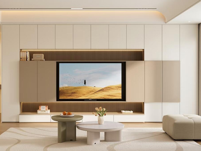 Почему стоит выбрать современный дизайн деревянного шкафа для гостиной?